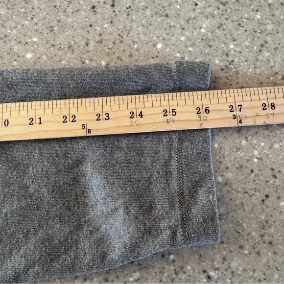 J.Crew Gray Men 1/4 Zip 100% Cotton SOFT Sweater Size XL - Picture 6 of 7